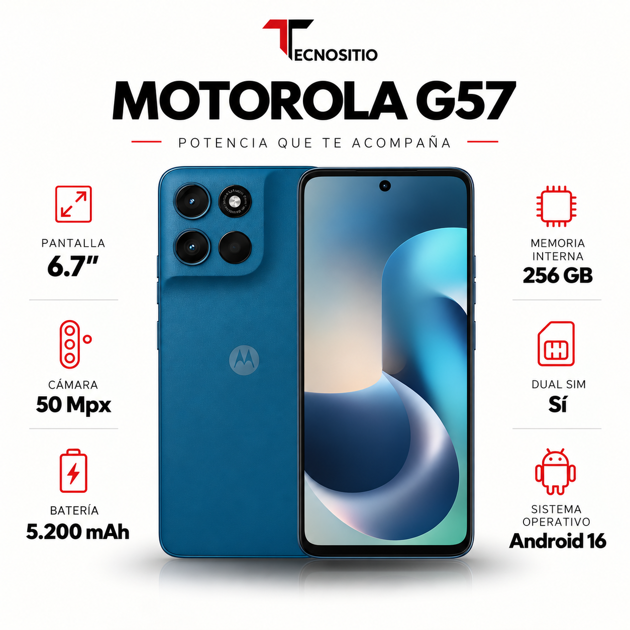 MOTOROLA G57 256/8GB