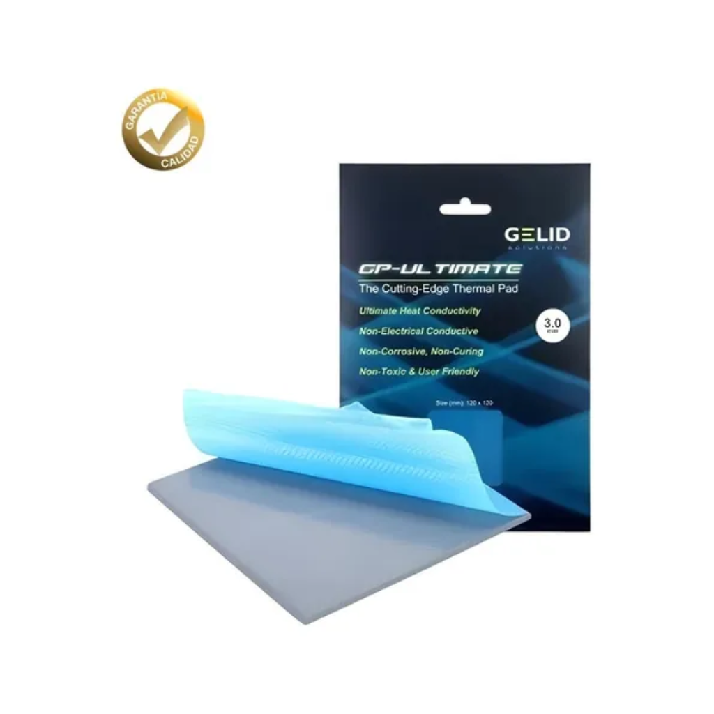 Pad Térmico Gelid Ultimate Tp-gp04-s-e 120x120x3.0mm 15w/mk