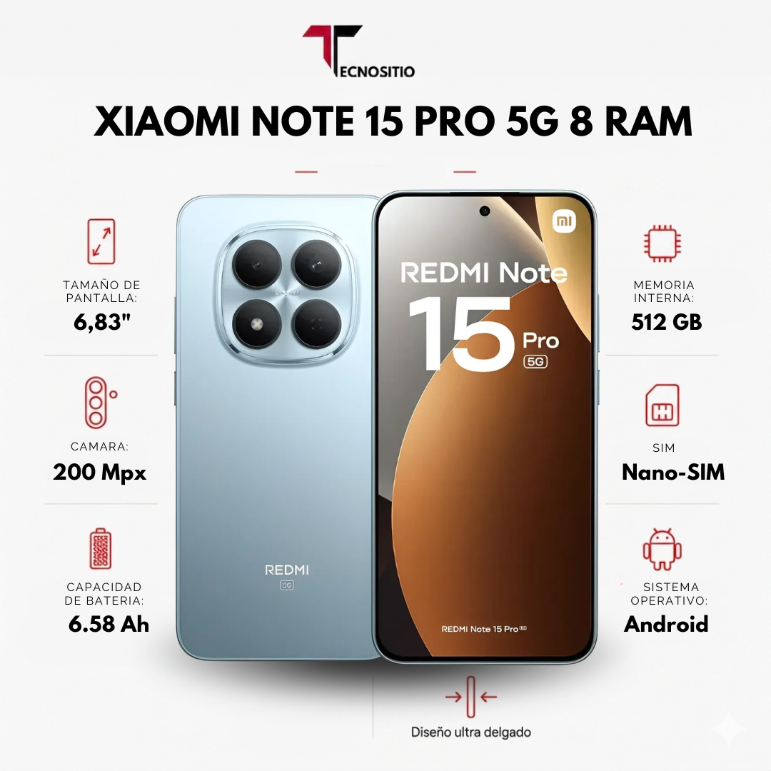 NOTE 15 PRO 5G 512/8GB