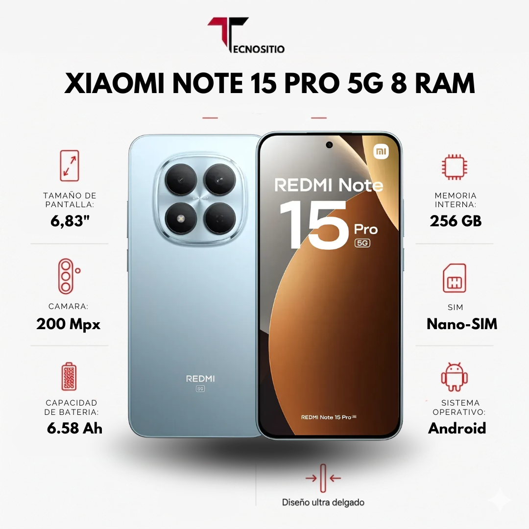 NOTE 15 PRO 5G 256/8GB