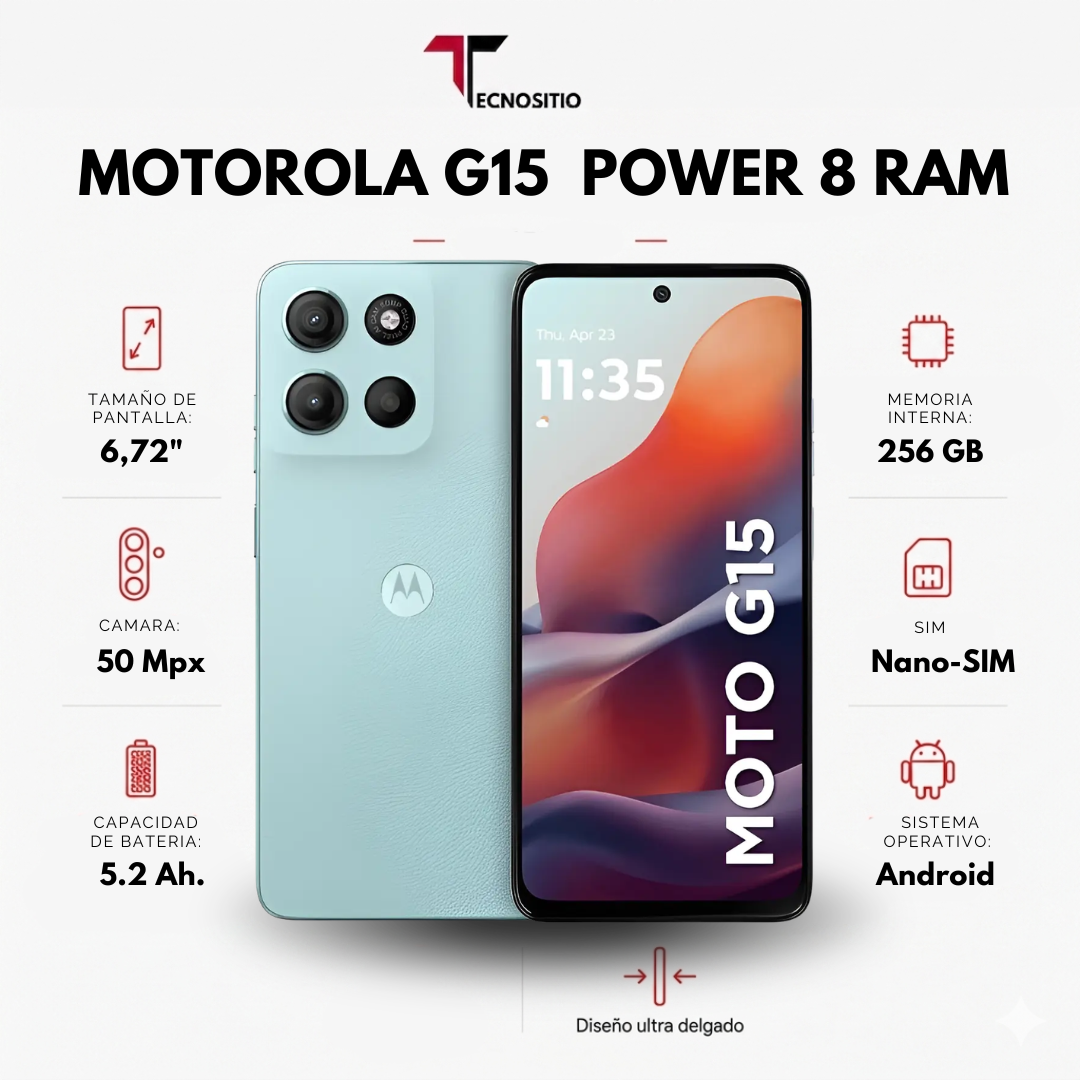 MOTO G15 POWER 8/256GB