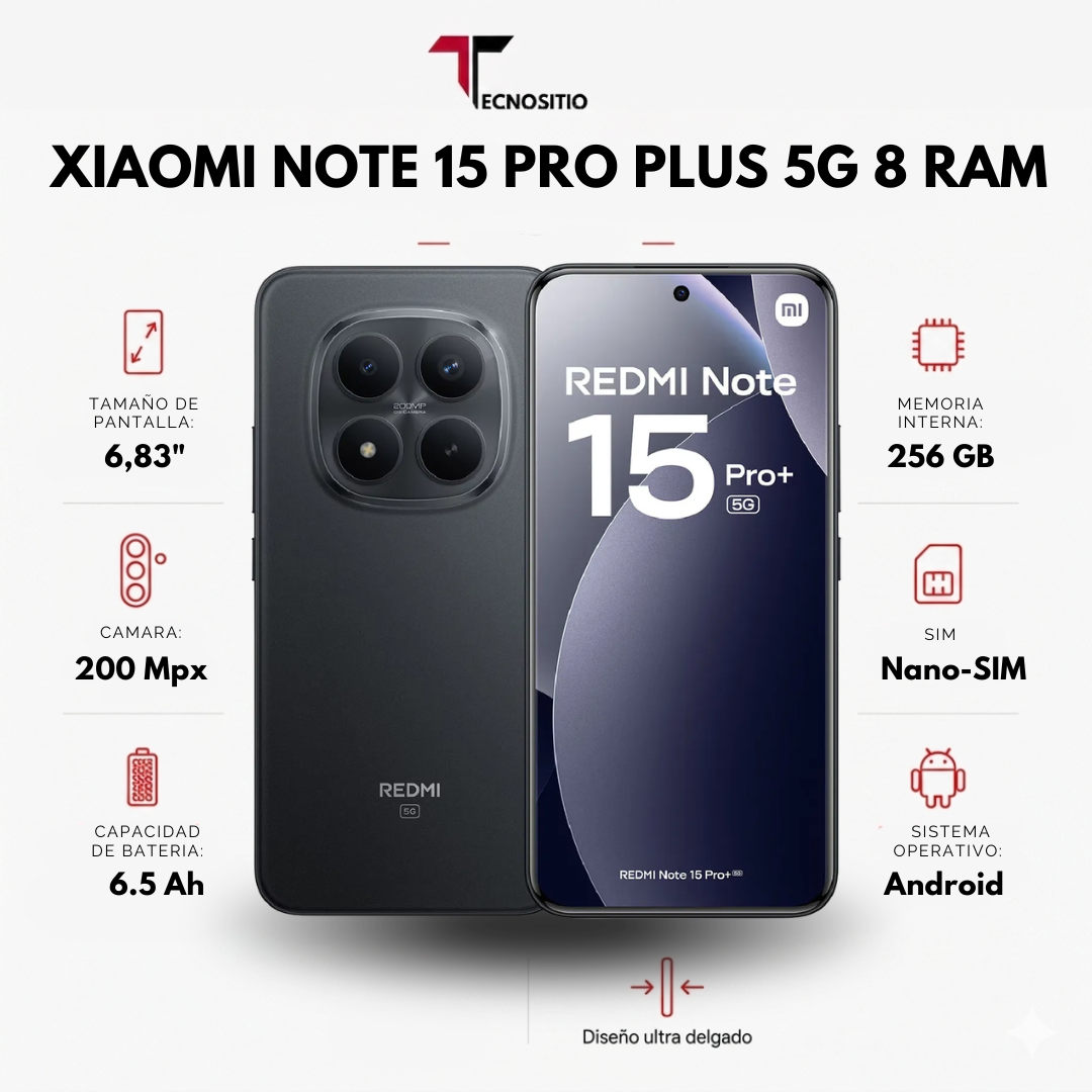 NOTE 15 PRO PLUS 5G 256/8GB