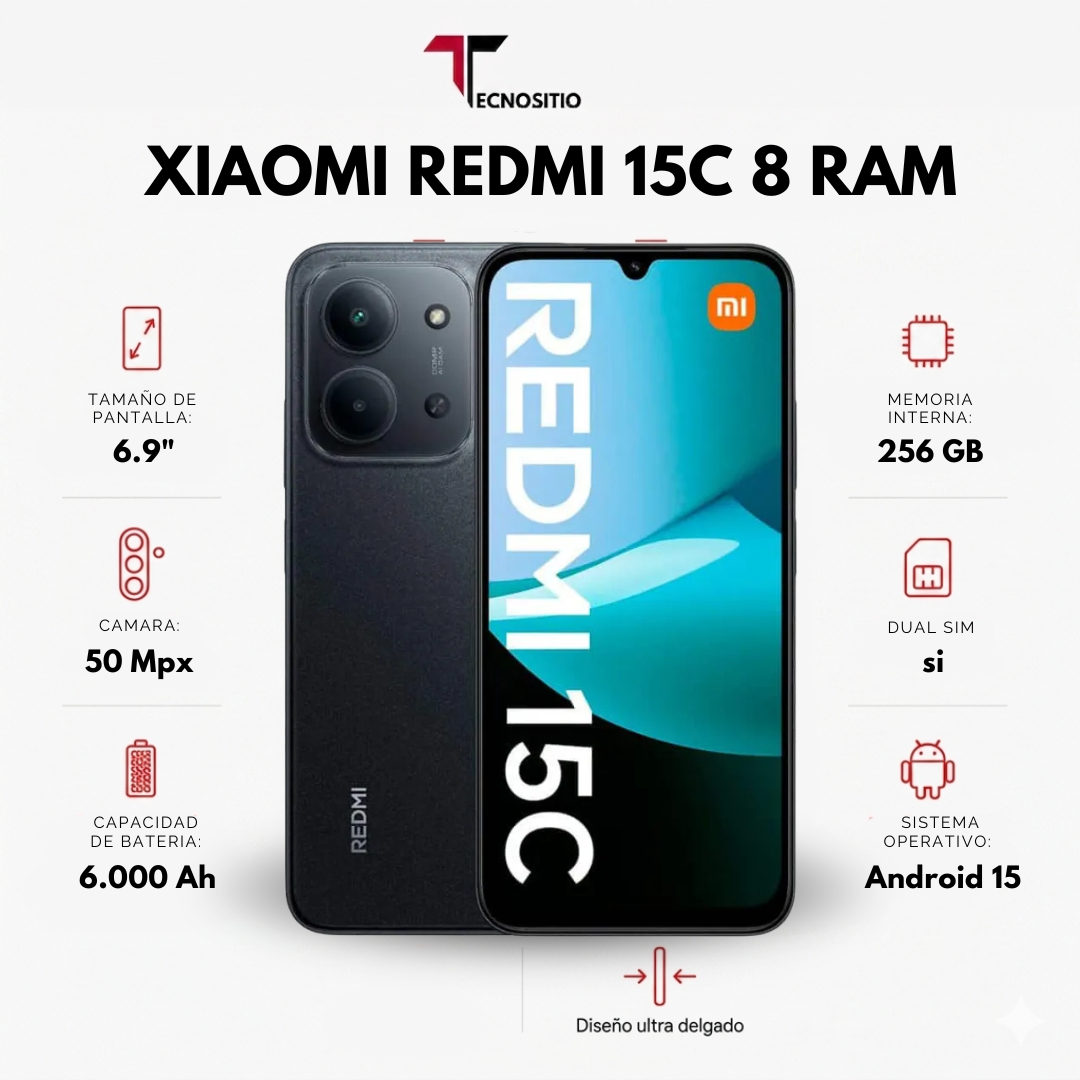 REDMI 15C 256/8GB 