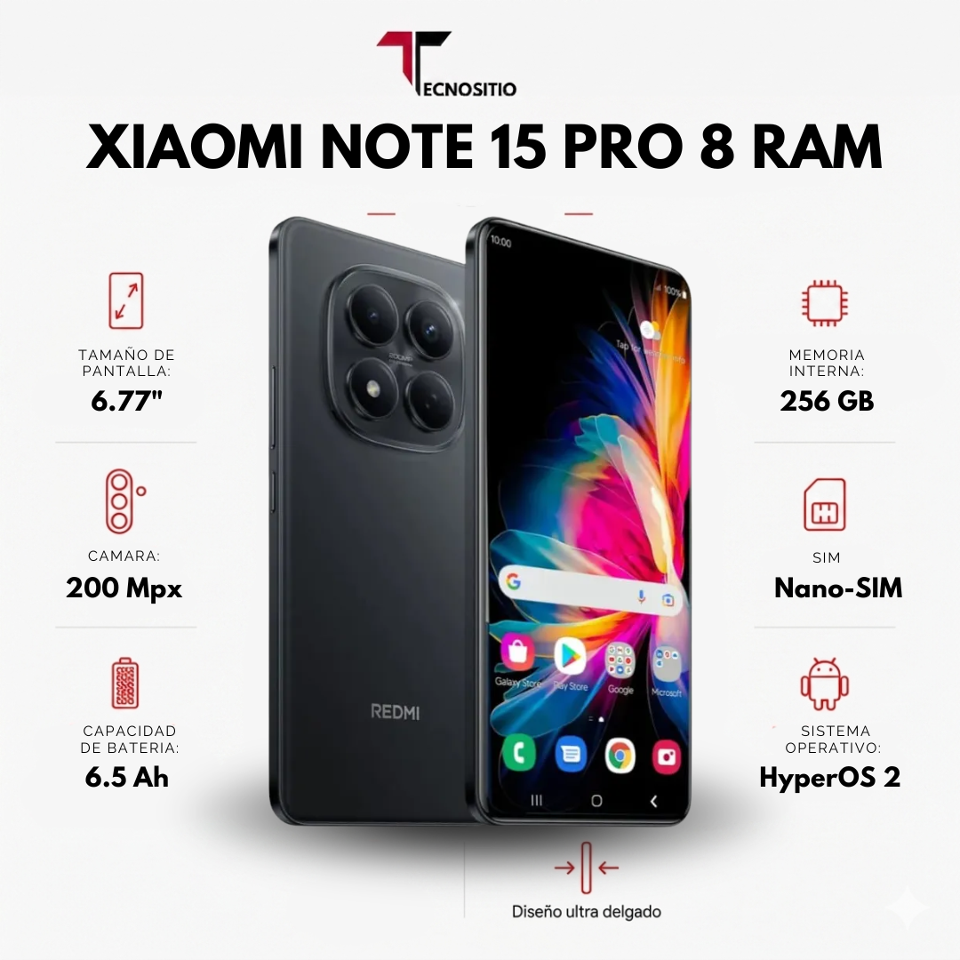 NOTE 15 PRO 4G 256/8GB
