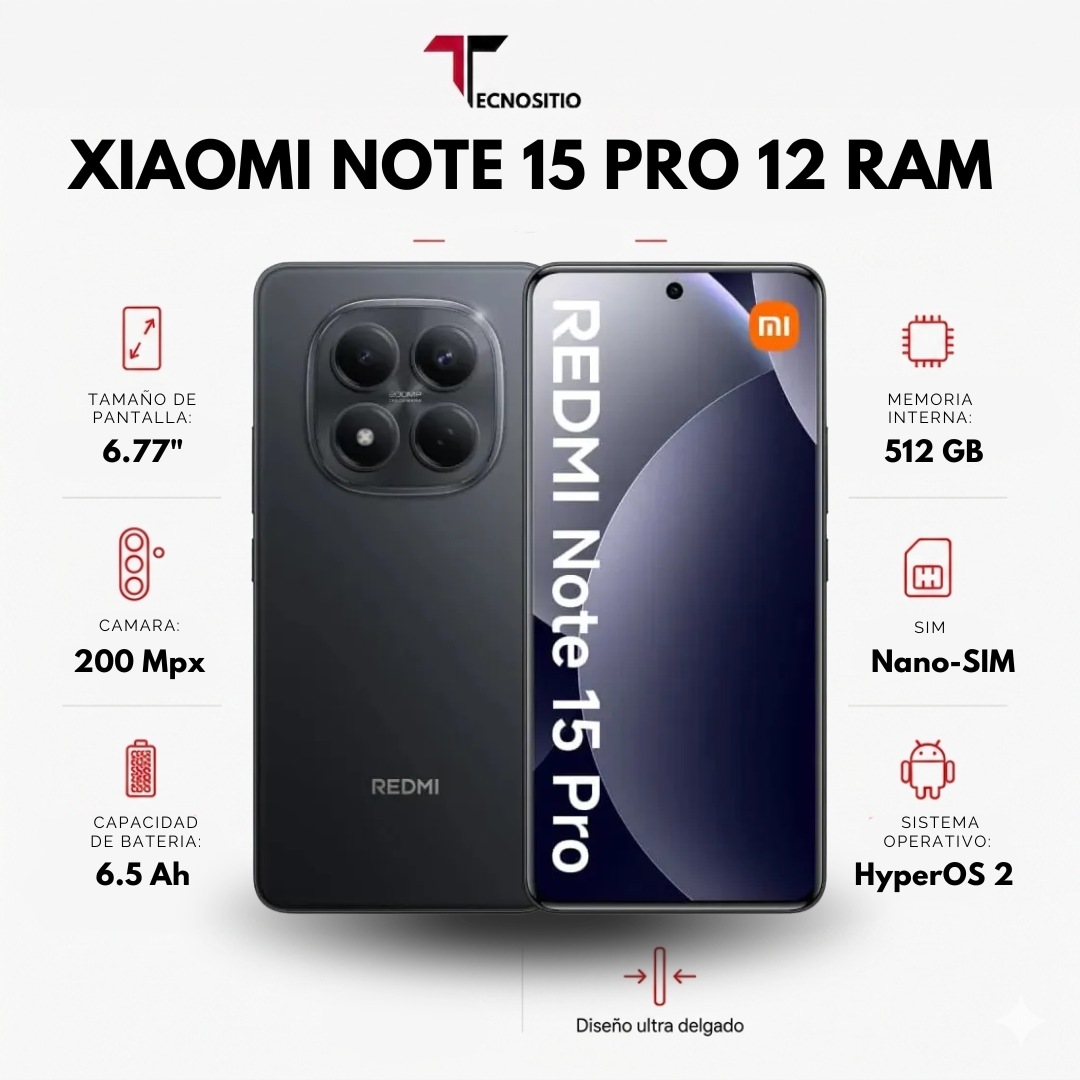 NOTE 15 PRO 4G 512/12GB