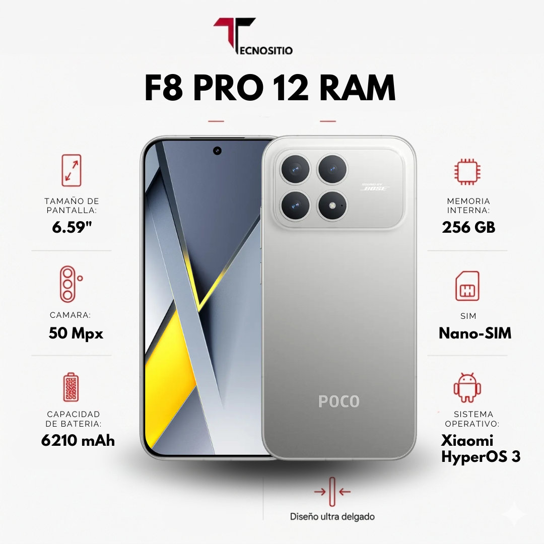 F8 PRO 256/12GB