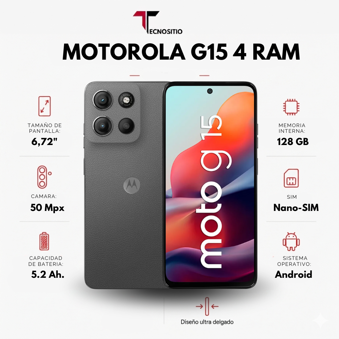 MOTO G15 128/4GB
