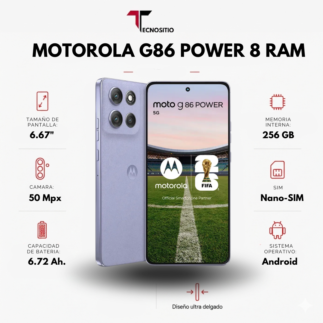 MOTO G86 POWER 256/8GB 